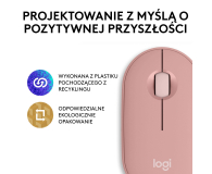 LOGITECH M350s 910-007014 różowa - 1172759 - zdjęcie 15